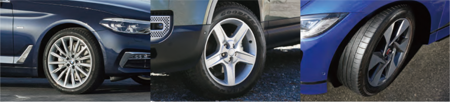 グッドイヤーは、世界の自動車メーカーで、新車装着タイヤとして採用されています。